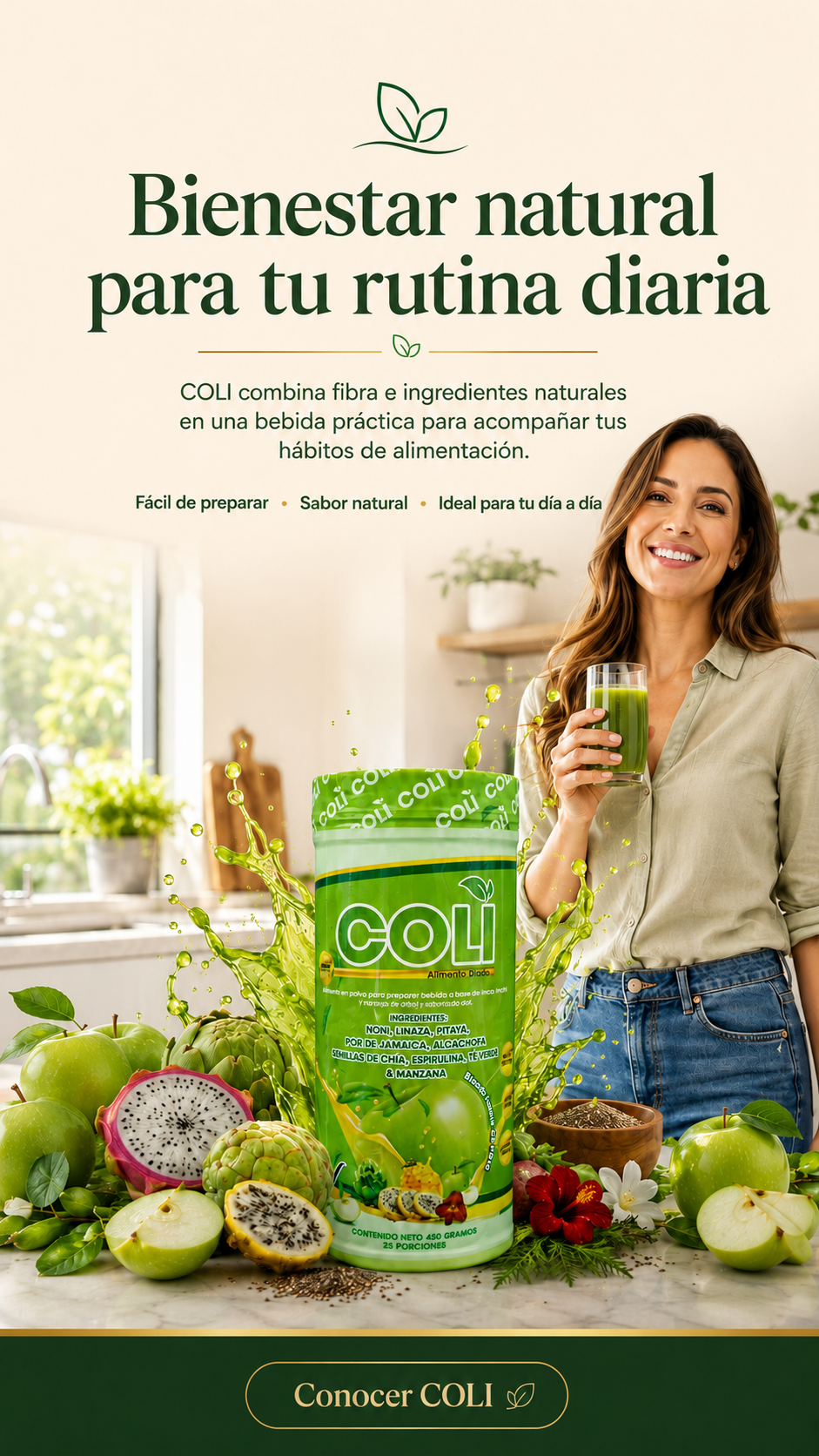 Bienestar natural para tu rutina diaria - Conoce COLI