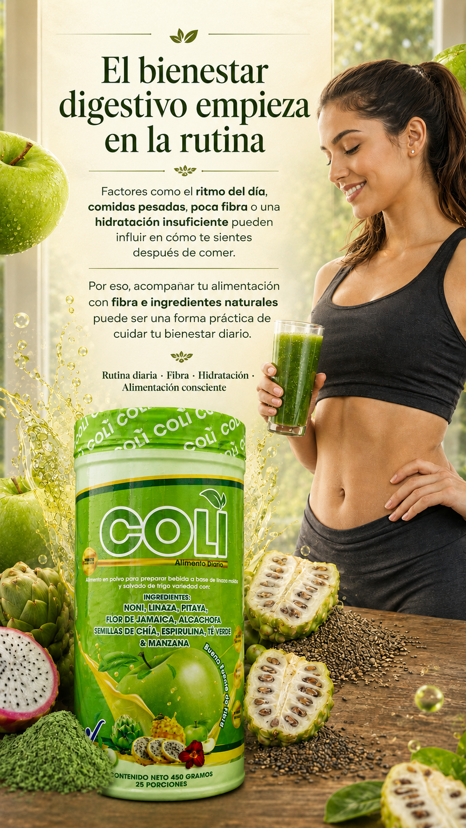 El bienestar digestivo empieza en la rutina - COLI